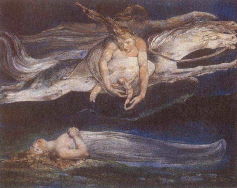 William Blake Pity Sweden oil painting art